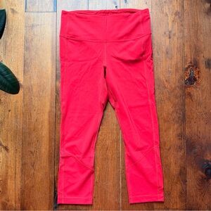 Lululemon 3/4 Length Leggings Red Women’s Size 6/8